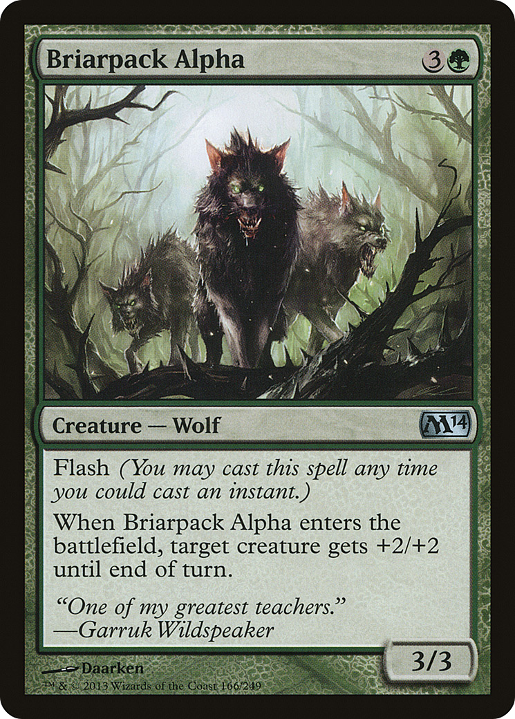 Briarpack Alpha (166) Foil - Magic 2014