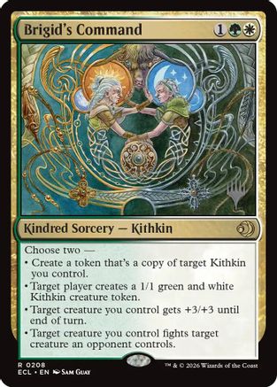 Brigid's Command (Promo Pack) (208) - Lorwyn Eclipsed