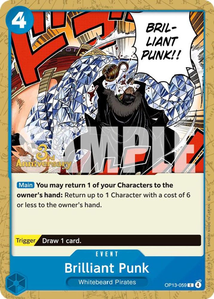Brilliant Punk (OP13-059) 3rd Anniversary Tournament Cards