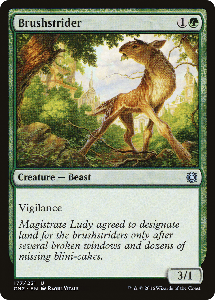 Brushstrider (177) Foil - Conspiracy: Take the Crown