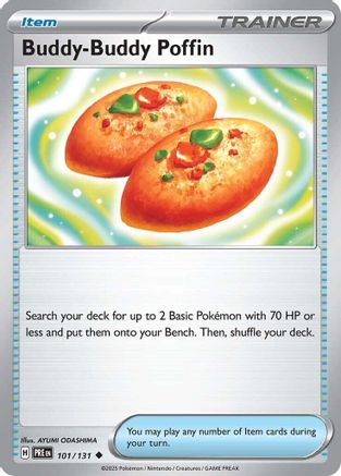 Buddy-Buddy Poffin (101) Reverse Holofoil - Prismatic Evolutions