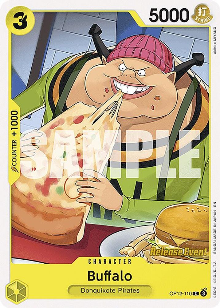 Buffalo (OP12-110) Release Event Cards