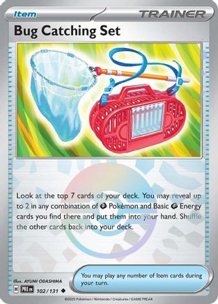 Bug Catching Set (Poke Ball Pattern) (102) Reverse Holofoil - Prismatic Evolutions