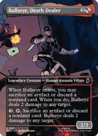Bullseye, Death Dealer (Borderless) (325) Foil - Marvel Super Heroes