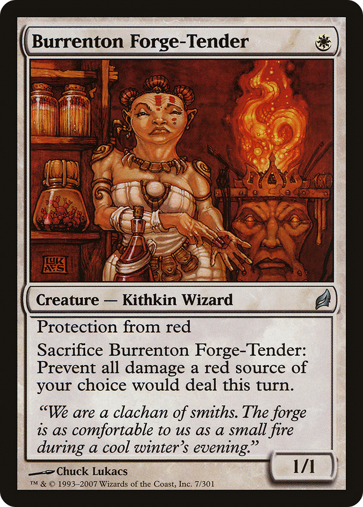 Burrenton Forge-Tender (007) Foil - Lorwyn