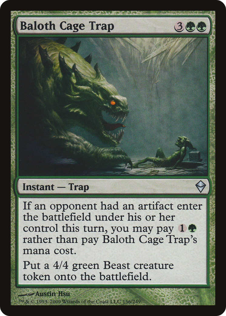 Baloth Cage Trap (156) Foil - Zendikar