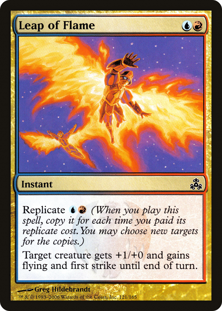 Leap of Flame (121) Foil - Guildpact