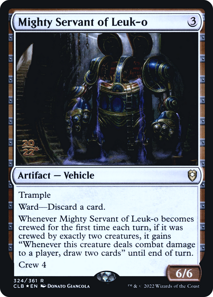 Mighty Servant of Leuk-o (324) Foil - Battle for Baldur's Gate Promos