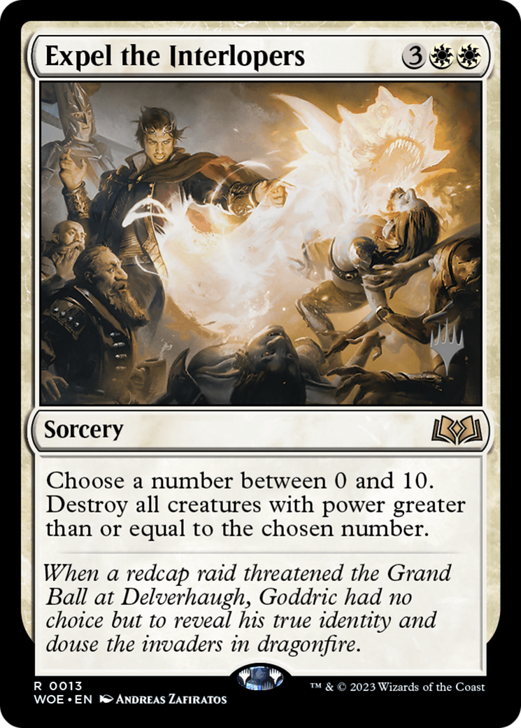 Expel the Interlopers (13p) Foil - Wilds of Eldraine Promos