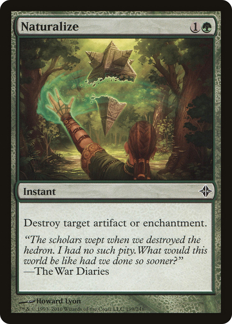 Naturalize (199) Foil - Rise of the Eldrazi