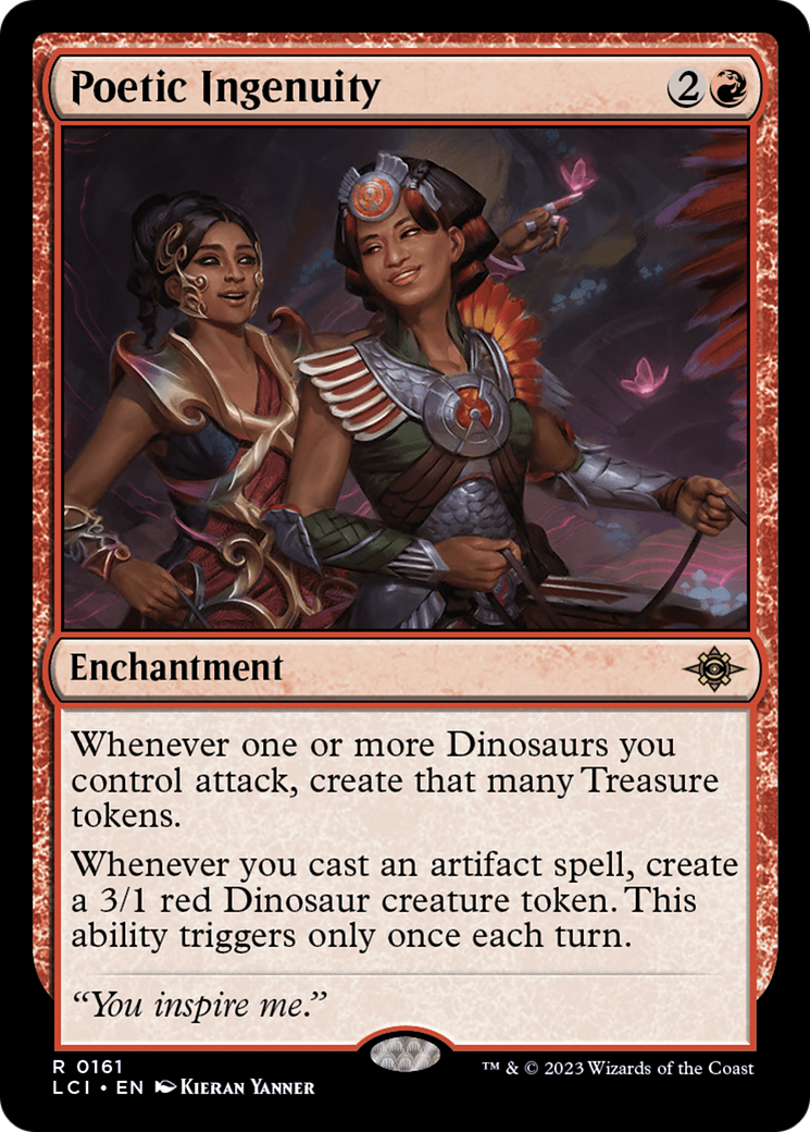 Poetic Ingenuity (161) Foil - The Lost Caverns of Ixalan