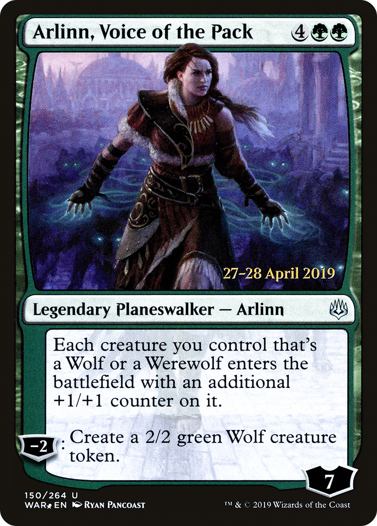 Arlinn, Voice of the Pack (150s) Foil - War of the Spark Promos