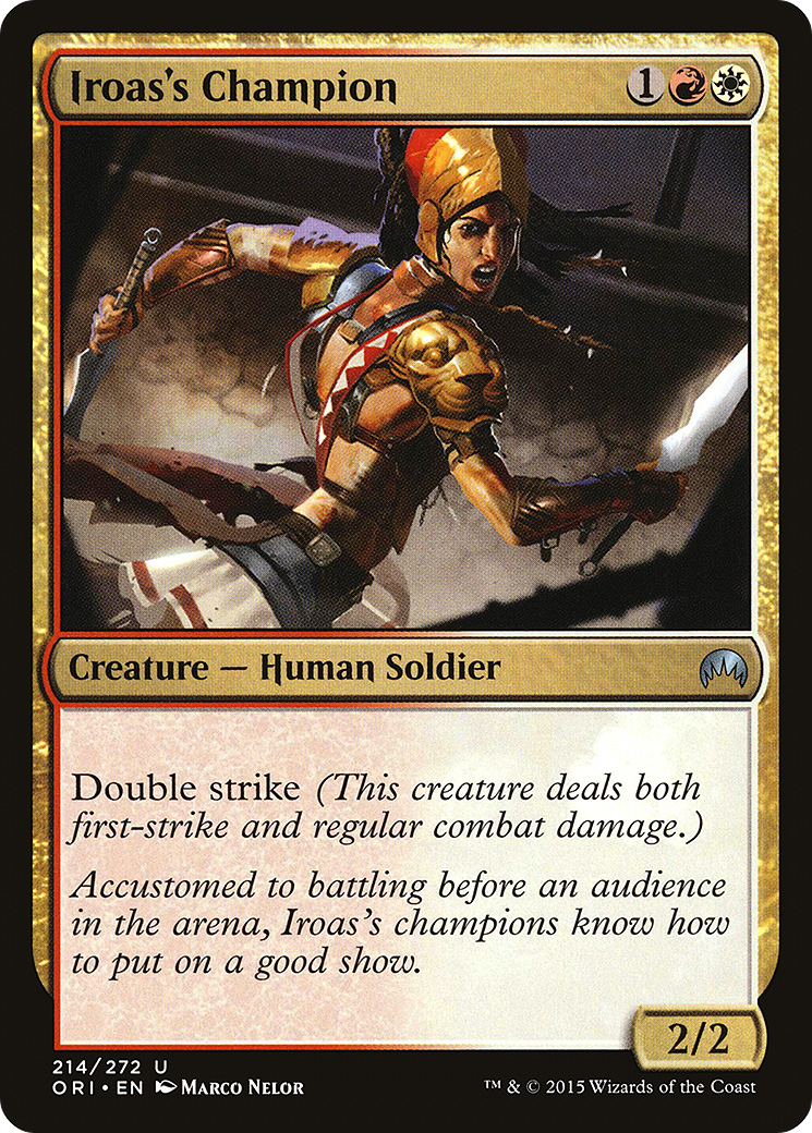 Iroas's Champion (214) Foil - Magic Origins