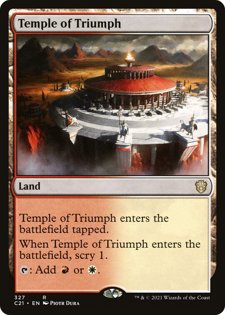 Temple of Triumph (327) - Commander 2021