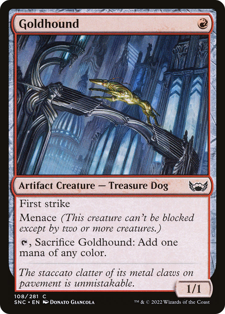 Goldhound (108) Foil - Streets of New Capenna