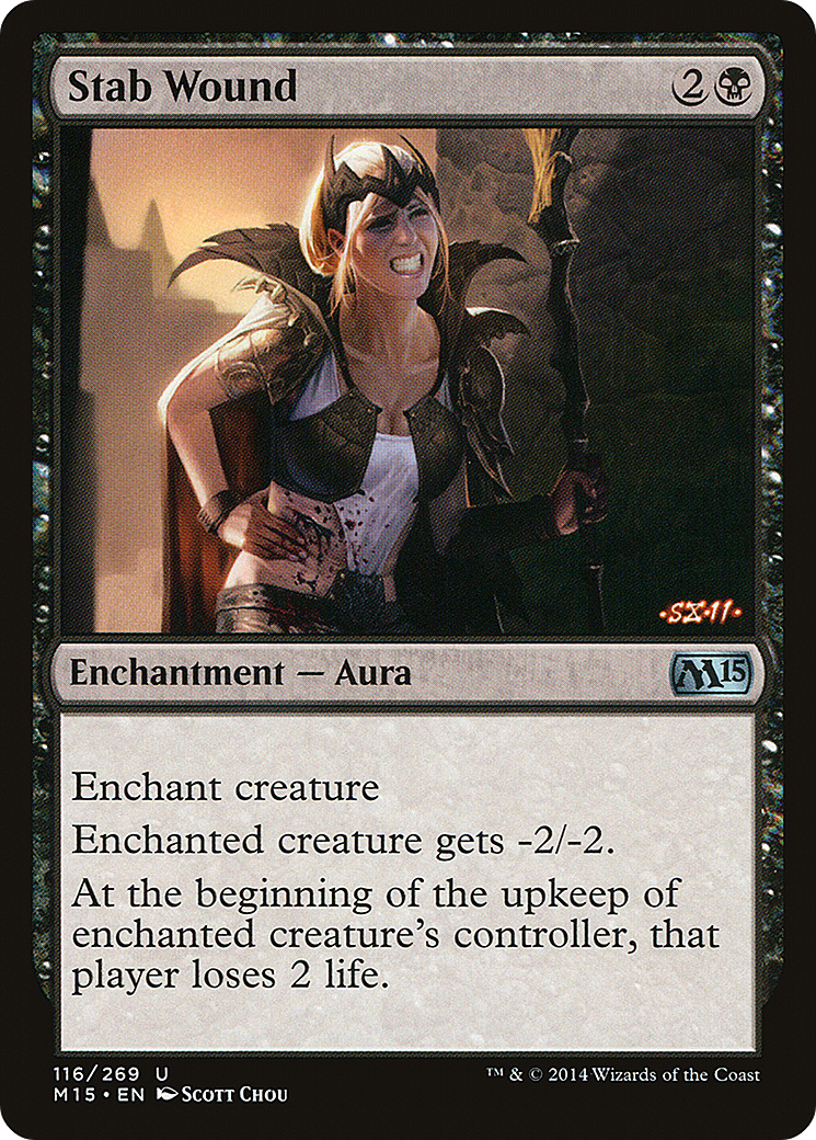 Stab Wound (116) Foil - Magic 2015