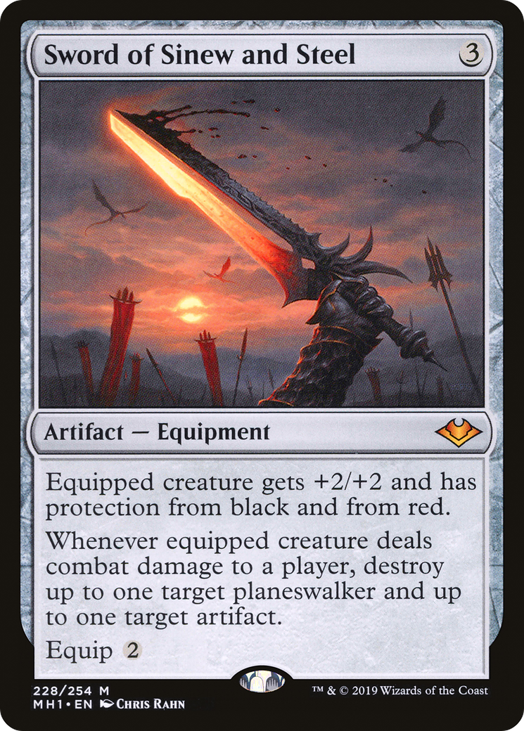 Sword of Sinew and Steel (228) Foil - Modern Horizons
