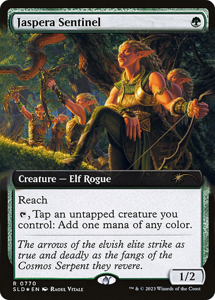 Jaspera Sentinel (Extended Art) (770) Foil - Secret Lair Drop