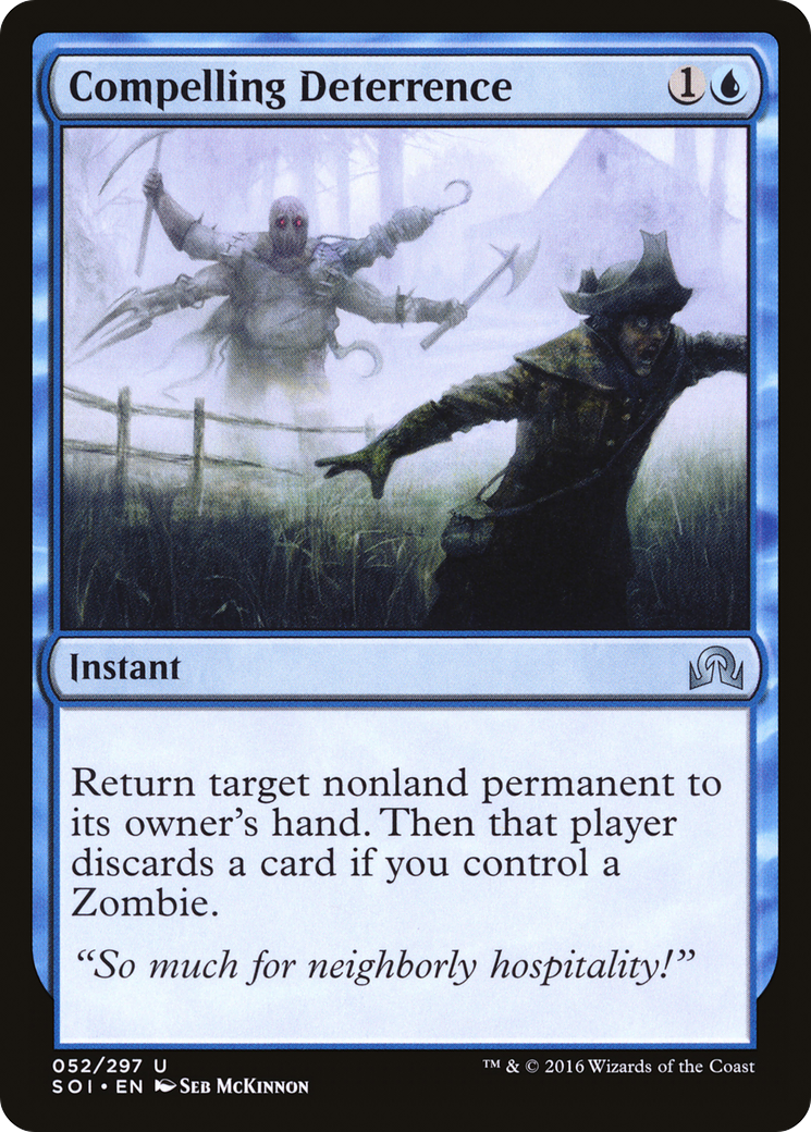 Compelling Deterrence (052) Foil - Shadows over Innistrad