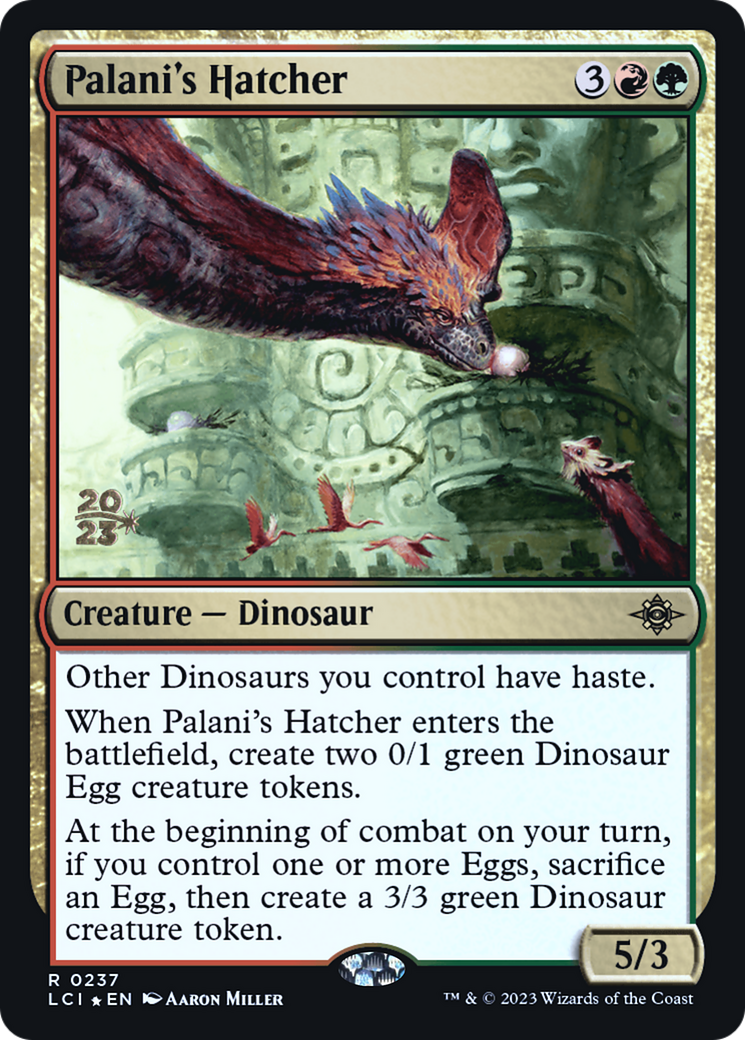 Palani's Hatcher (237) Foil - The Lost Caverns of Ixalan Promos