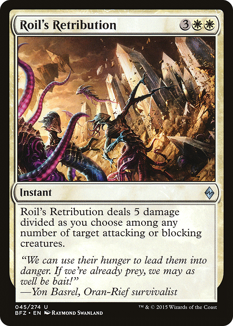 Roil's Retribution (045) Foil - Battle for Zendikar