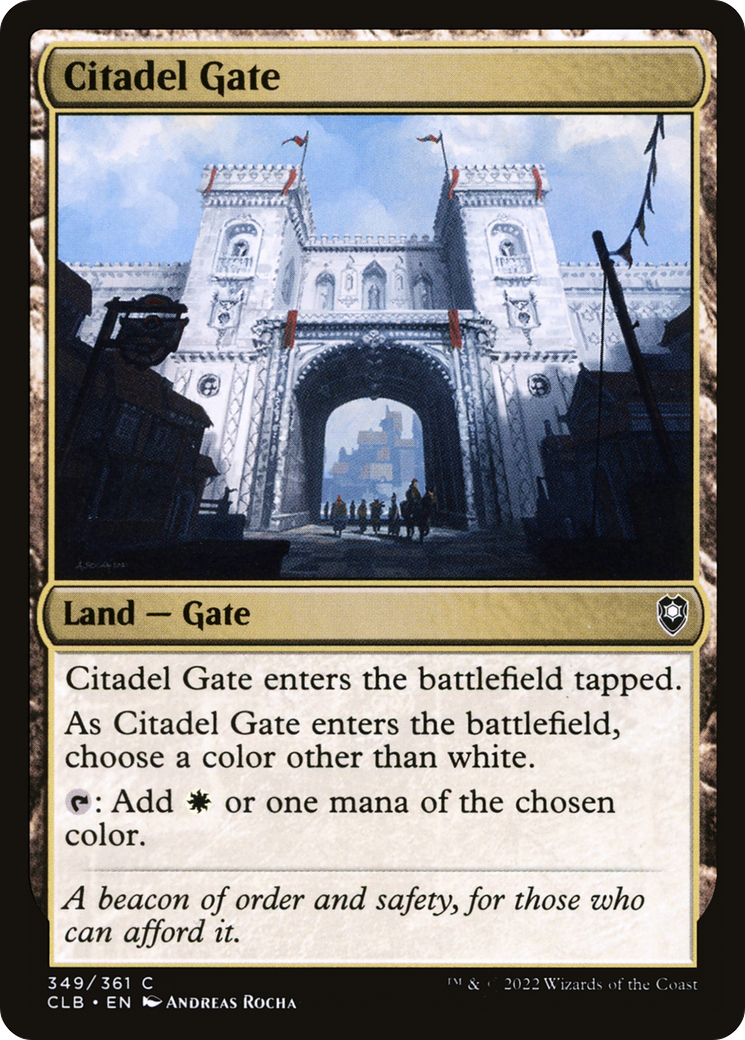 Citadel Gate (349) Foil - Commander Legends: Battle for Baldur's Gate