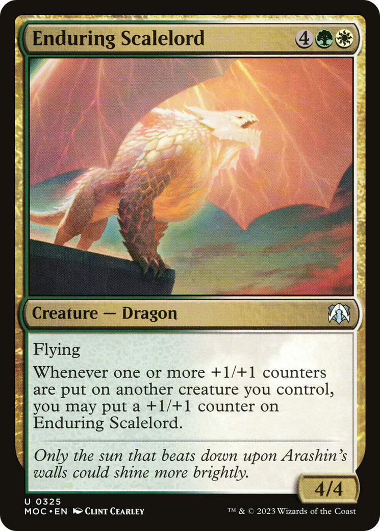 Enduring Scalelord (325) - March of the Machine Commander