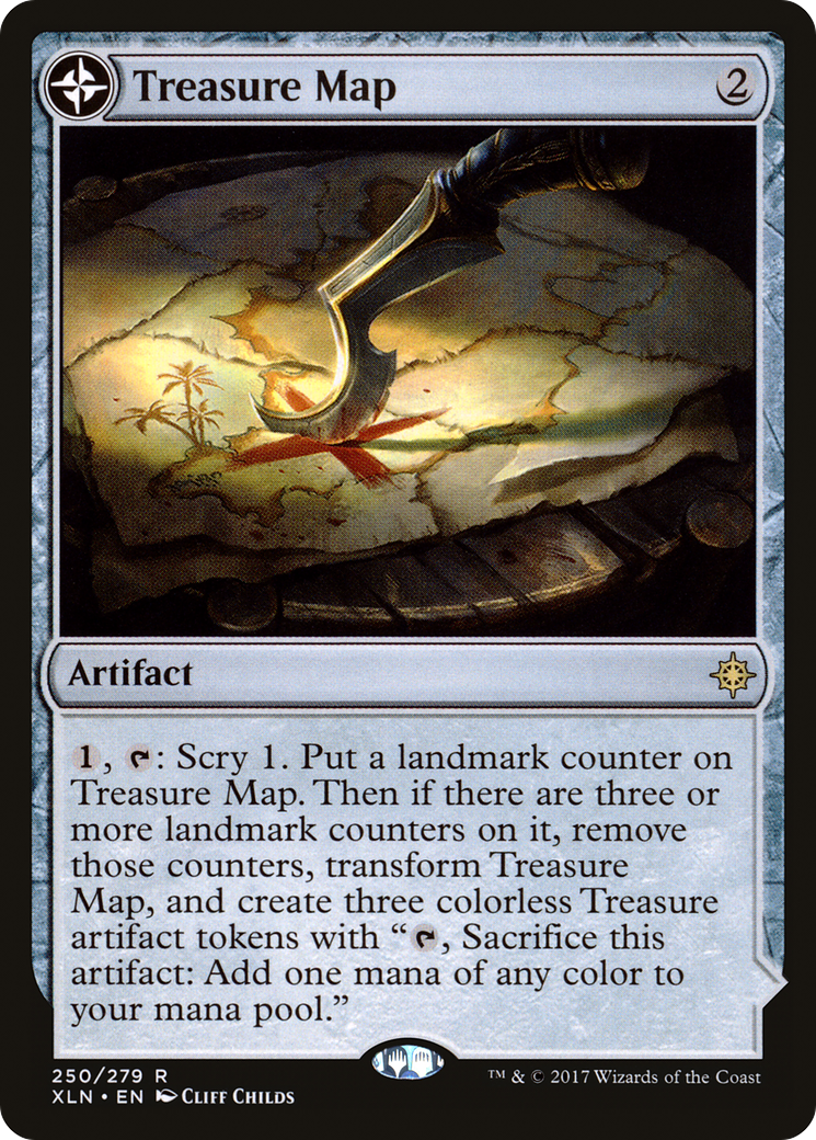 Treasure Map // Treasure Cove (250) - Ixalan