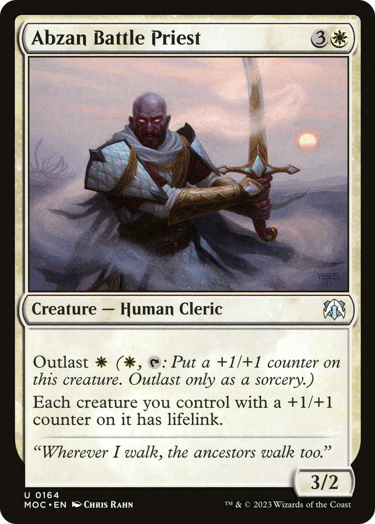 Abzan Battle Priest (164) - March of the Machine Commander