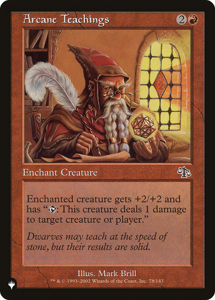 Arcane Teachings (Retro) (JUD-78) - The List