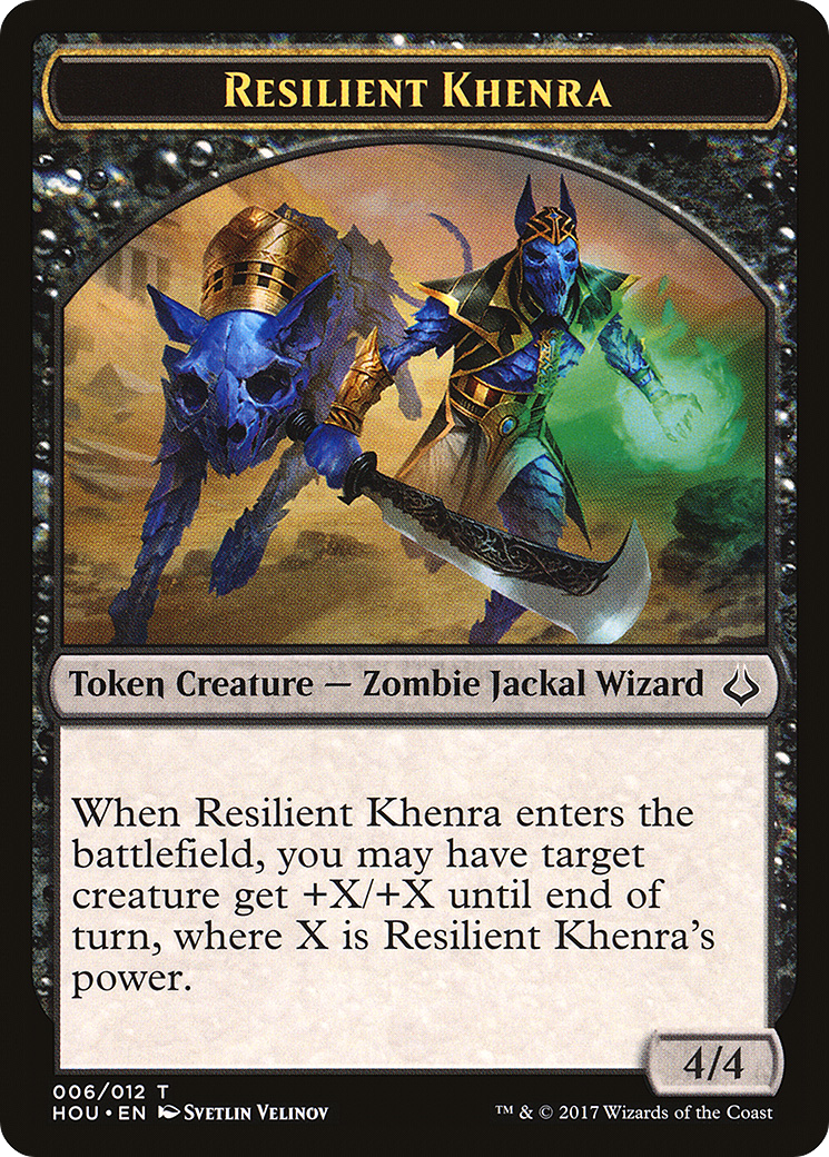 Resilient Khenra Token (006) - Hour of Devastation Tokens