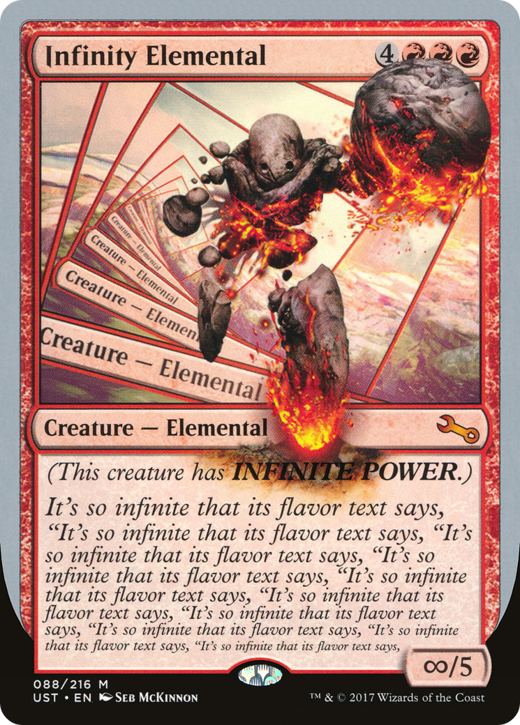 Infinity Elemental (088) Foil - Unstable