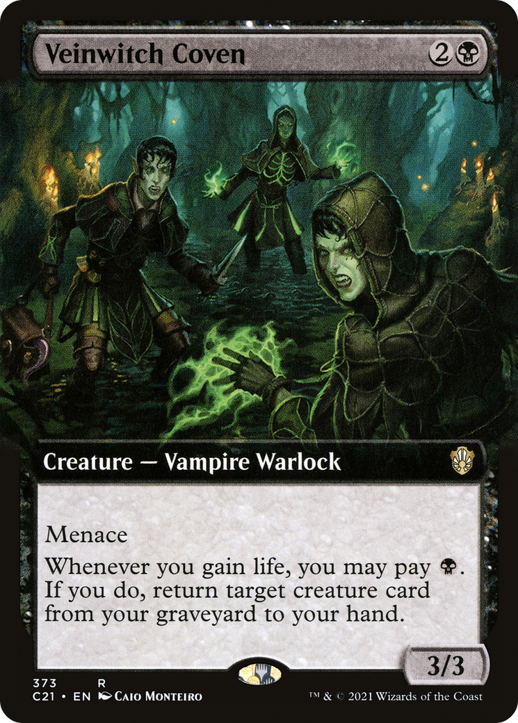 Veinwitch Coven (Extended Art) (373) - Commander 2021