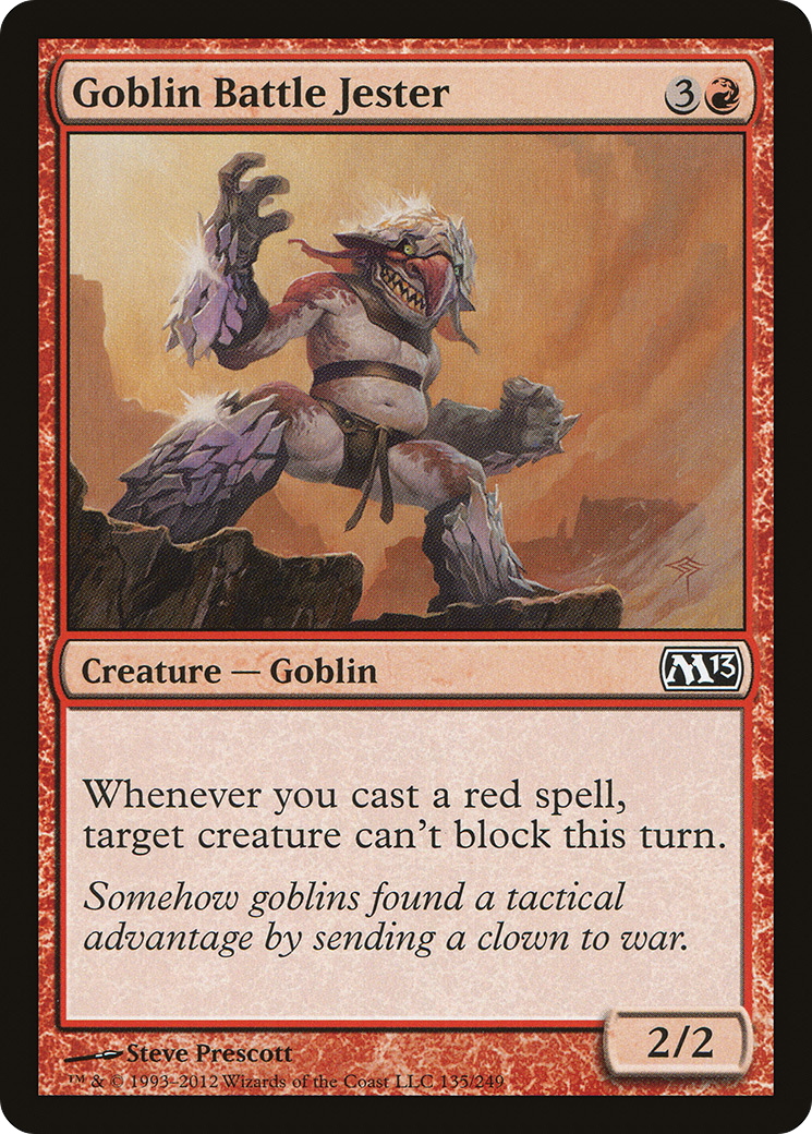 Goblin Battle Jester (135) Foil - Magic 2013