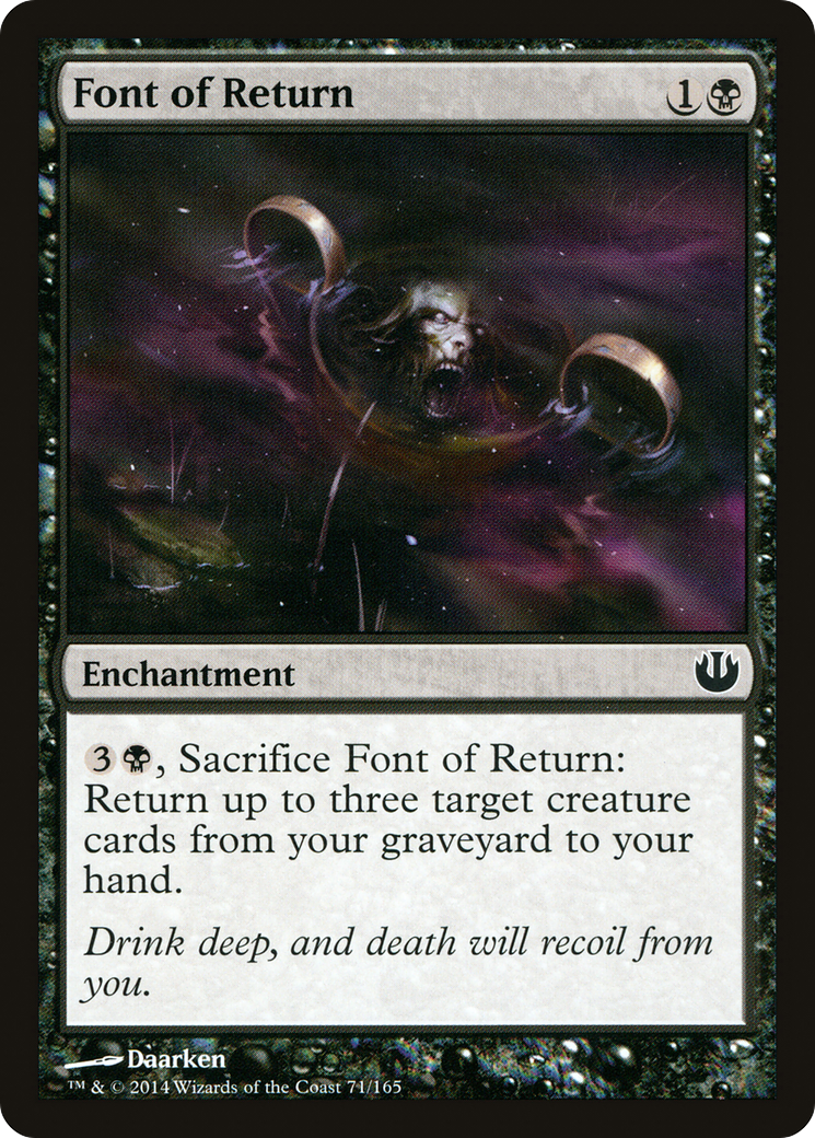 Font of Return (071) Foil - Journey into Nyx