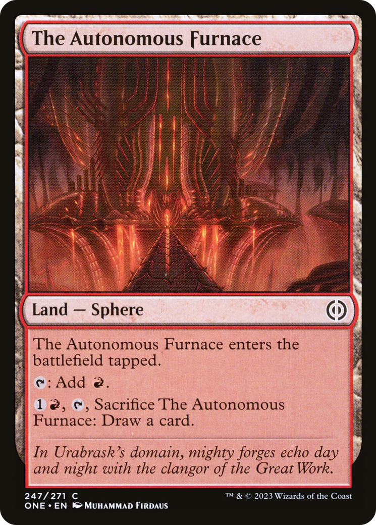 The Autonomous Furnace (247) Foil - Phyrexia: All Will Be One