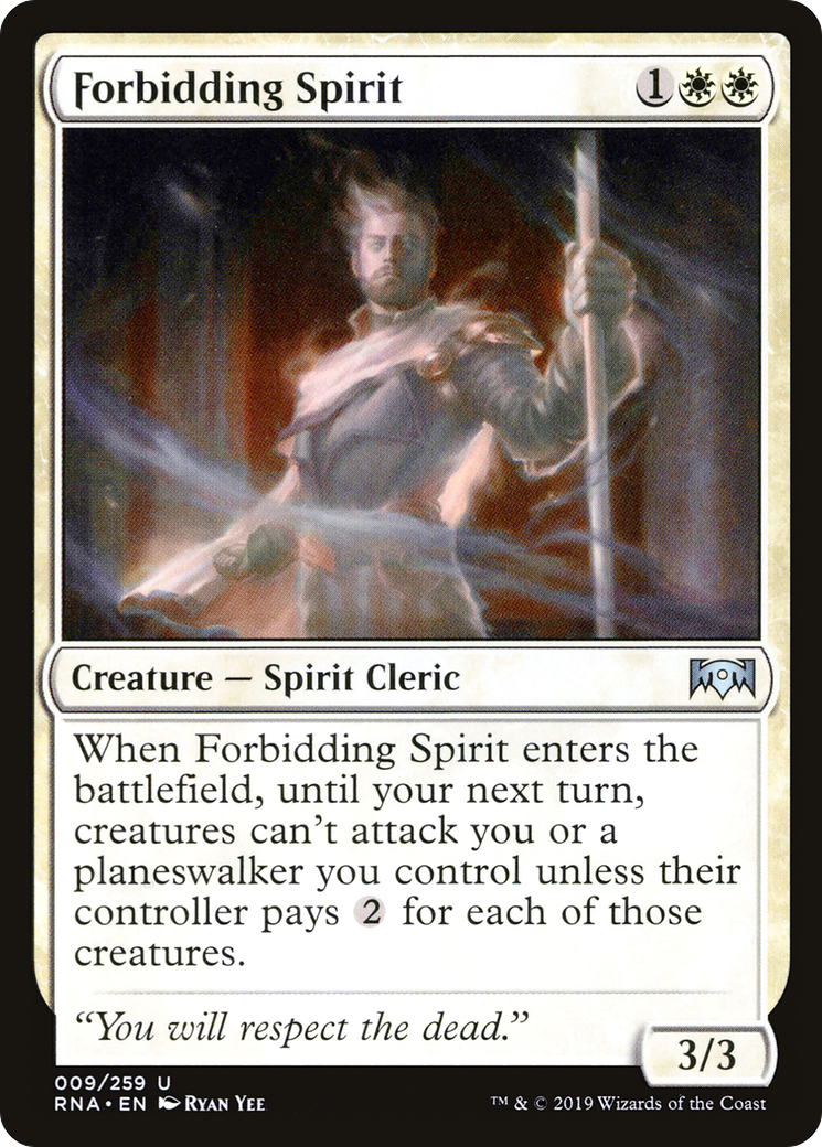 Forbidding Spirit (009) - Ravnica Allegiance