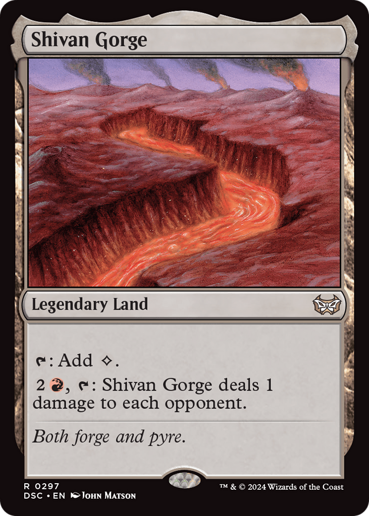 Shivan Gorge (297) - Duskmourn: House of Horror Commander