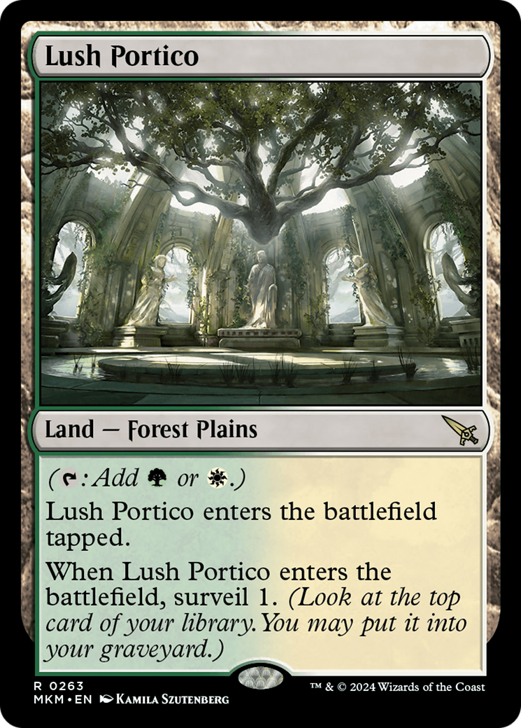 Lush Portico (263) Foil - Murders at Karlov Manor