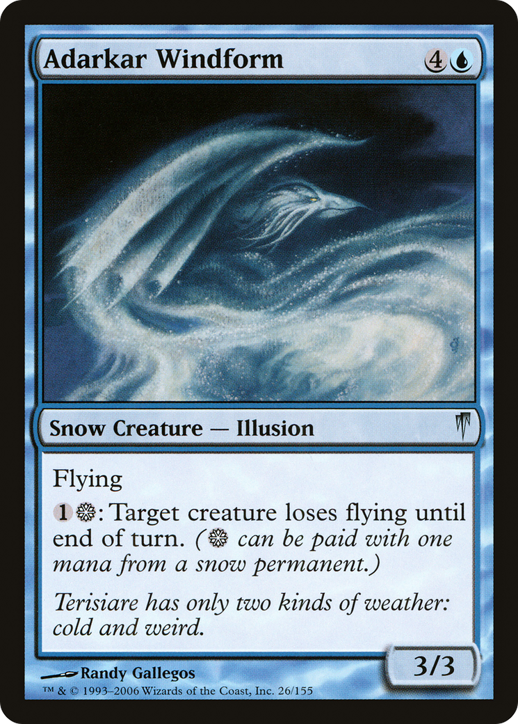 Adarkar Windform (026) Foil - Coldsnap
