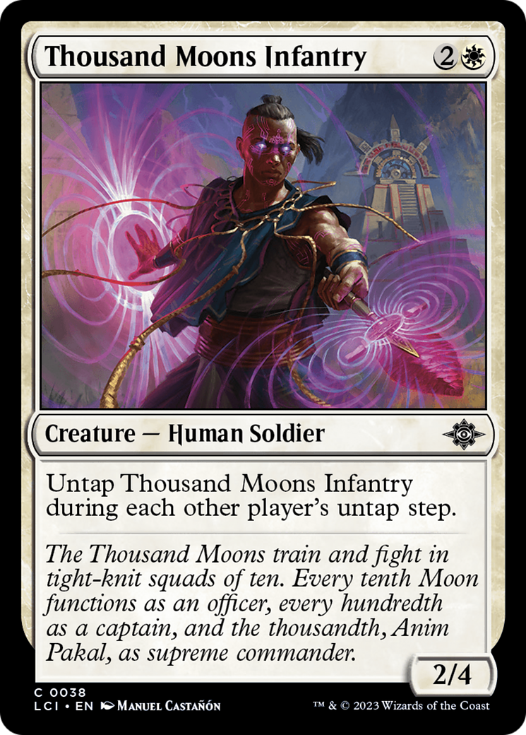 Thousand Moons Infantry (038) - The Lost Caverns of Ixalan