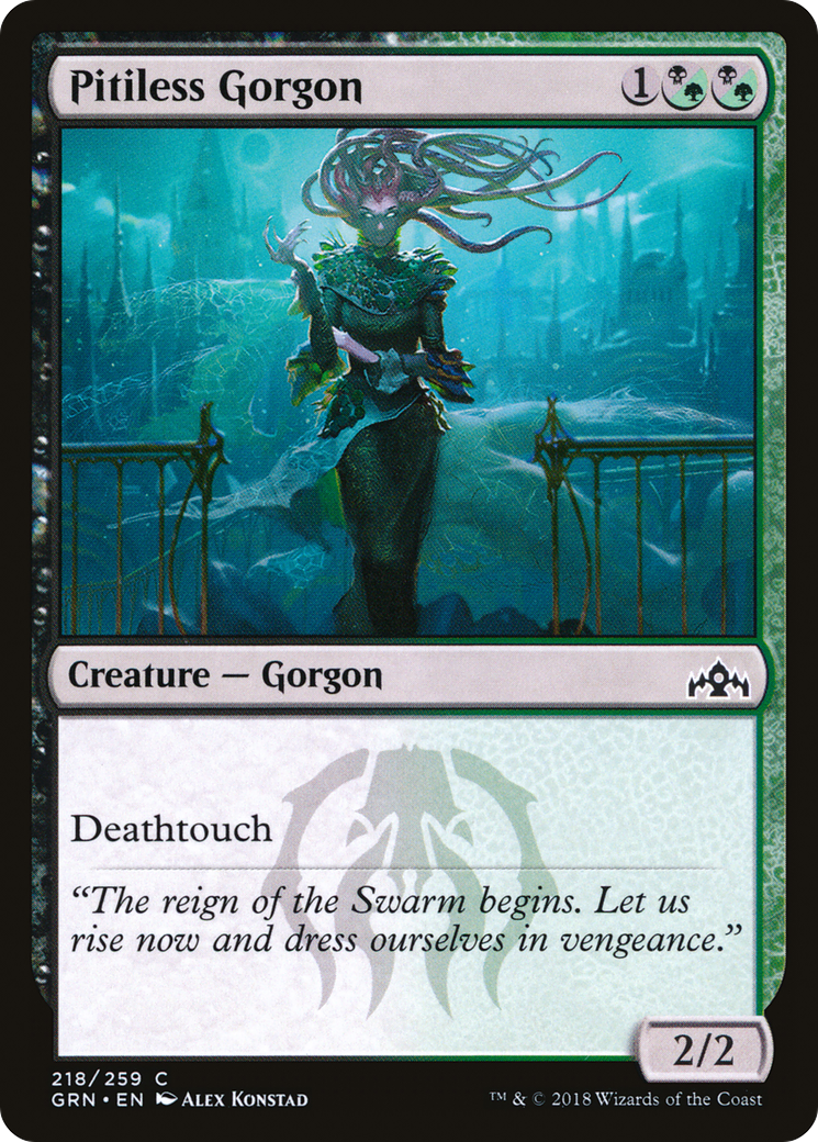 Pitiless Gorgon (218) Foil - Guilds of Ravnica