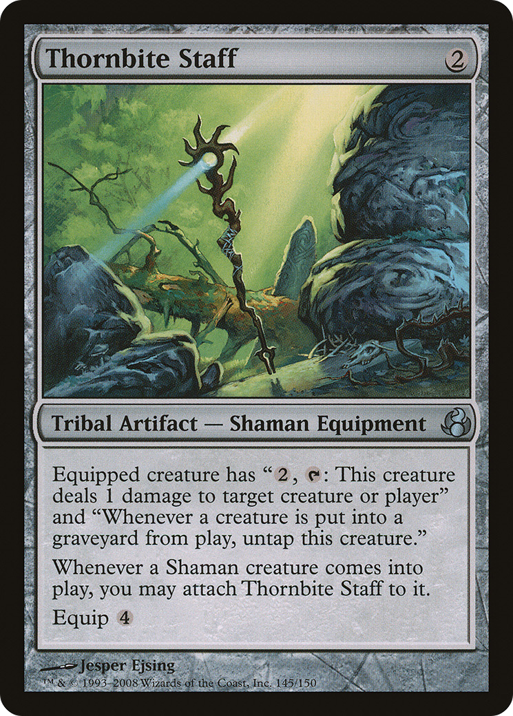 Thornbite Staff (145) Foil - Morningtide