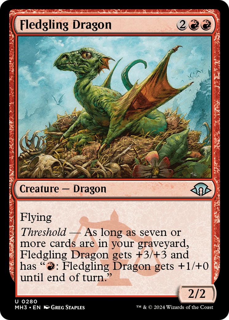 Fledgling Dragon (280) Foil - Modern Horizons 3