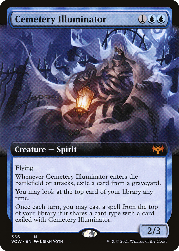 Cemetery Illuminator (Extended Art) (356) Foil - Innistrad: Crimson Vow