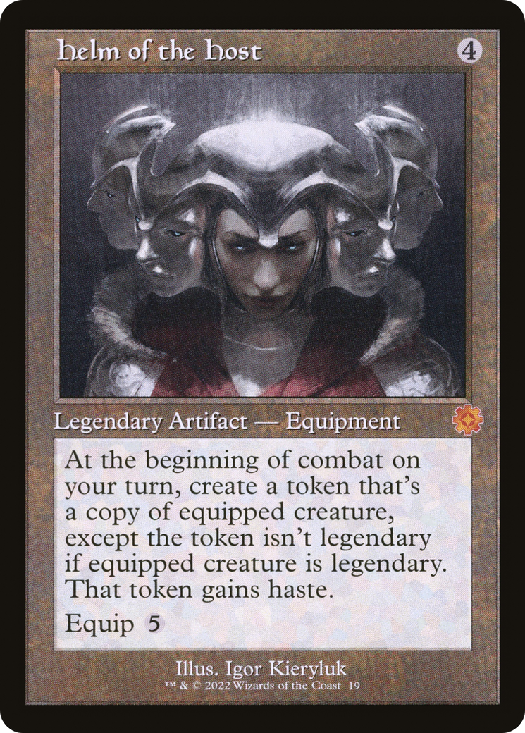 Helm of the Host (Retro) (019) Foil - The Brothers' War Retro Artifacts