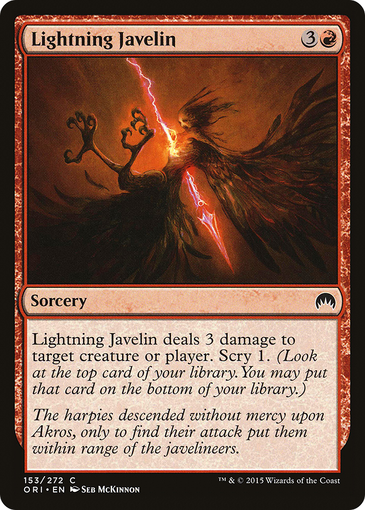 Lightning Javelin (153) - Magic Origins