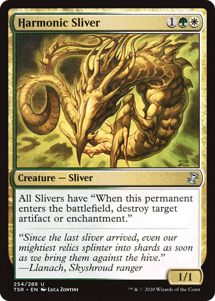 Harmonic Sliver (254) Foil - Time Spiral Remastered
