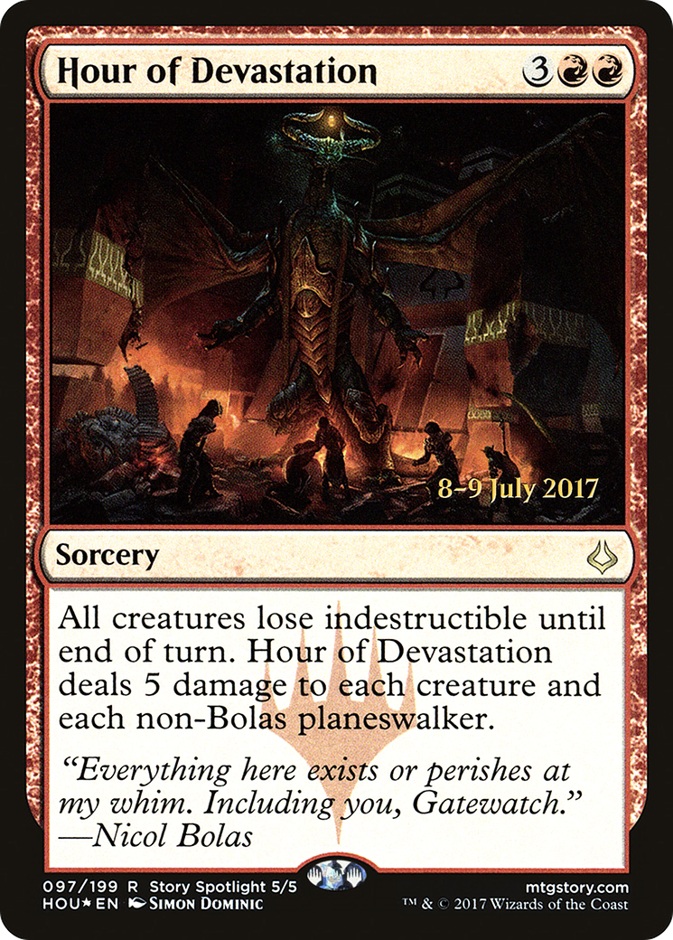 Hour of Devastation (97s) Foil - Hour of Devastation Promos