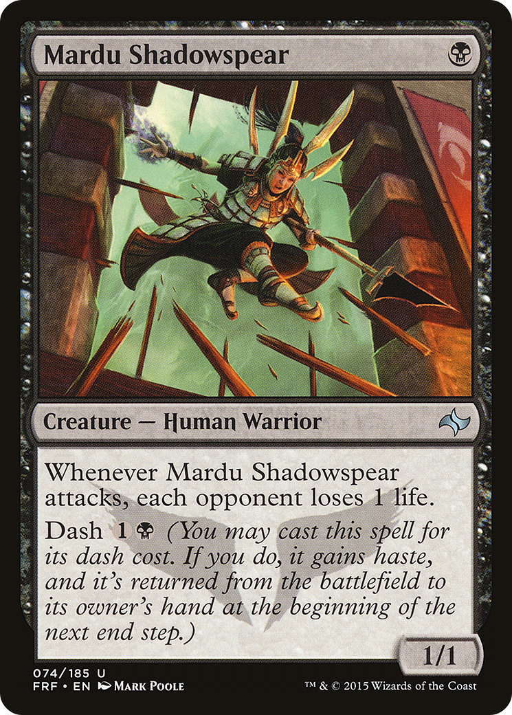 Mardu Shadowspear (074) - Fate Reforged